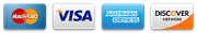 Mastercard, Visa, American Express and Discover